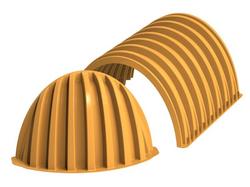 12 x 26-1/2 x 45-1/10 in. Stub End Plastic Cap