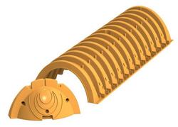 9-9/10 x 15-3/5 in. Plastic End Cap