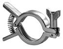 Sanitary 1 - 1-1/2 in. 304 Stainless Steel Single Pin Squeeze Tri-Clamp 