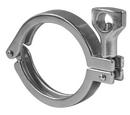 Sanitary 6 in. 304 Stainless Steel Sch. 5 Tri-Clamp (For Pipe Size Ferrules) 