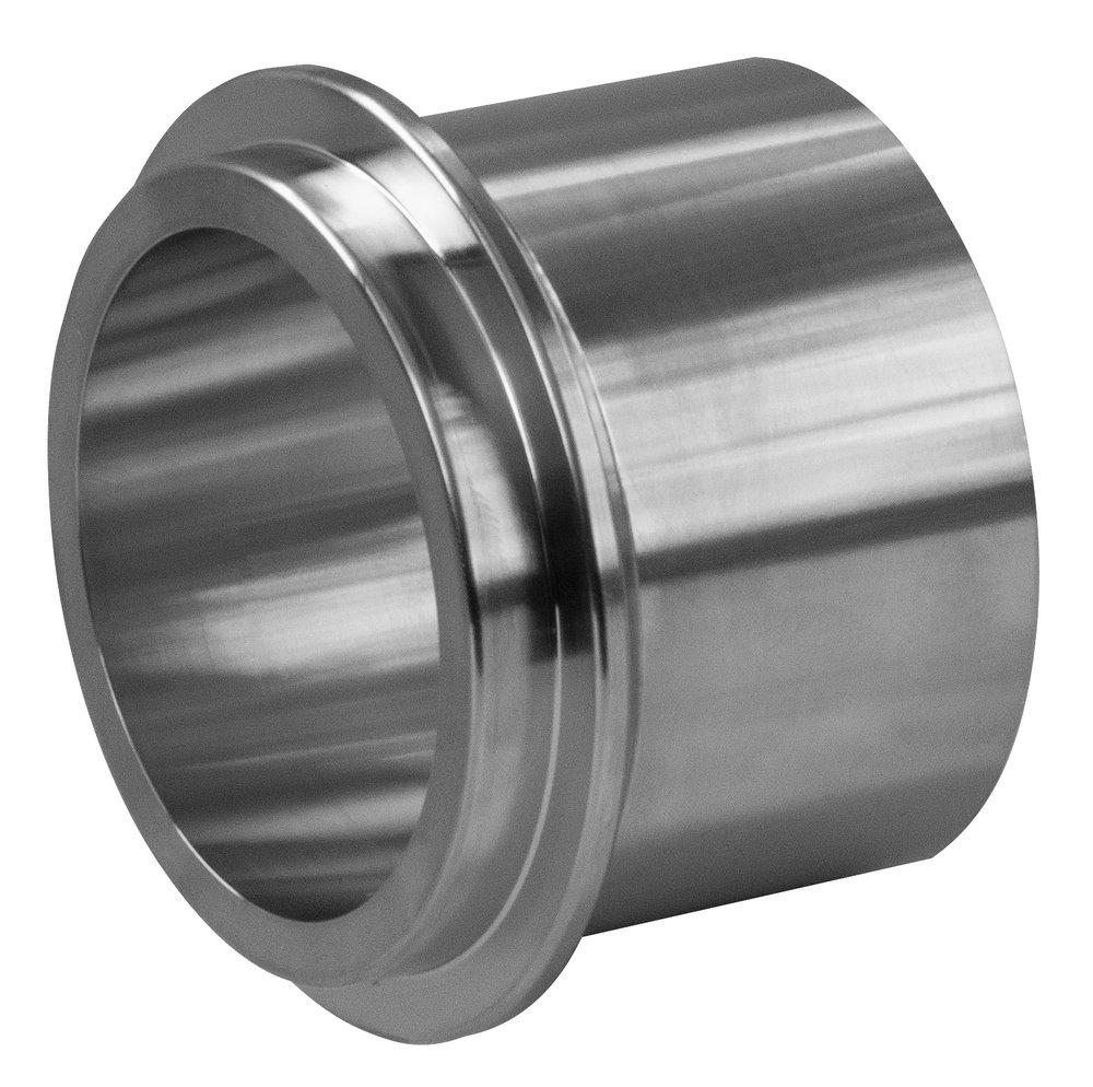 Sanitary 3 in. 316L Stainless Steel Male I-Line End x Heavy Tank Weld Ferrule 