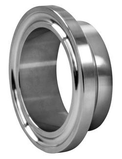 Sanitary 1-1/2 in. 304 Stainless Steel Q-Line Short Weld Ferrule