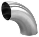 Sanitary 1 in. 316L Stainless Steel Butt Weld 90&deg; Polished Elbow 