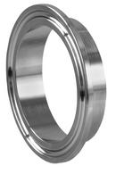 Sanitary 1 in. 304 Stainless Steel Tri-Clamp End x Short Weld Ferrule 