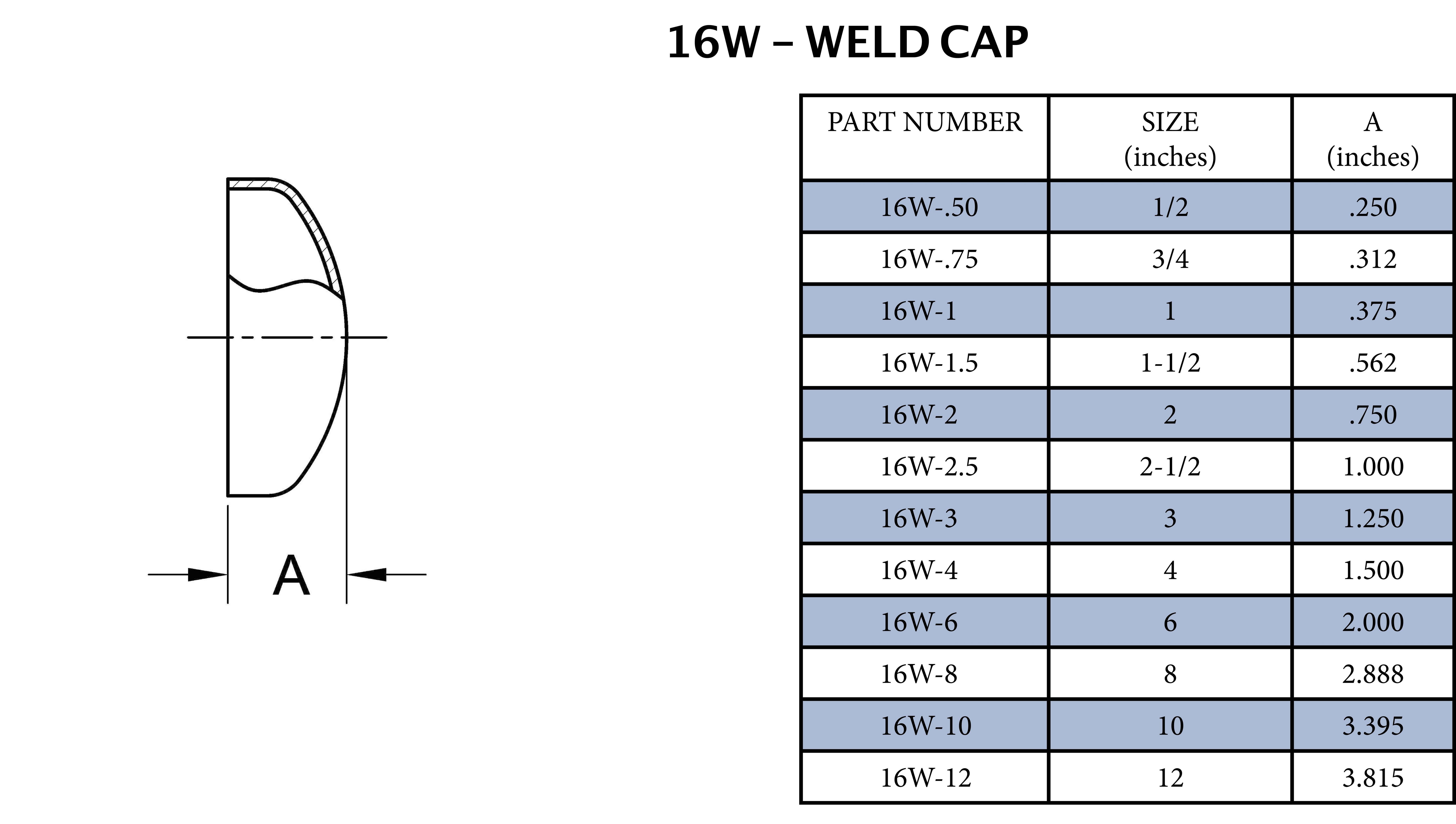 Sanitary 2-1/2 in 304 Stainless Steel Butt Weld Domed Cap 