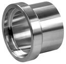 Sanitary 1 in. 304 Stainless Steel Female I-Line End x Heavy Tank Weld Ferrule 