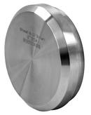 Sanitary 2 in 304 Stainless Steel Solid End Cap 