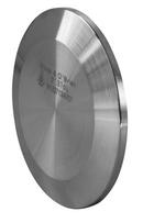 Sanitary 10 in 304 Stainless Steel Tri-Clamp Solid End Cap 