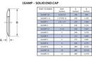 Steel & O&rsquo;Brien Clamp Global 316L Stainless Steel End Cap 