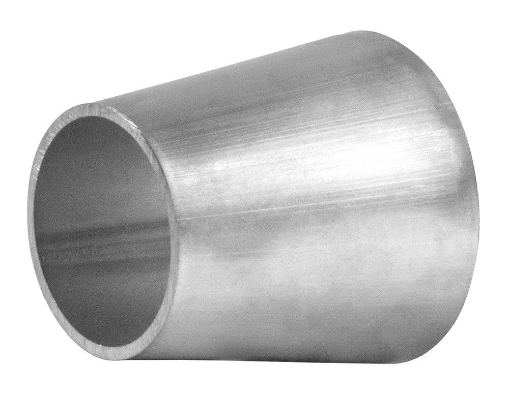 Sanitary 3 x 2 in. 304 Stainless Steel Butt Weld Concentric Reducer (Polished) 