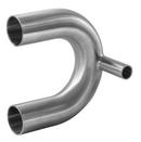 1-1/2 in. x 1 in. 316L Stainless Steel Butt Weld U-Bend w/ Clamp Side Outlet 