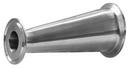 Sanitary 3 x 1-1/2 in. 316L Stainless Steel Tri-Clamp Eccentric Reducer 