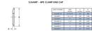 1 in 316L Stainless Steel Clamp End Cap 