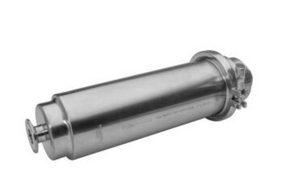 1-1/2 in. w/ 1/4 Perf. 316 Stainless Steel Strainer - Inline Short Narrow/Clamp Ends 