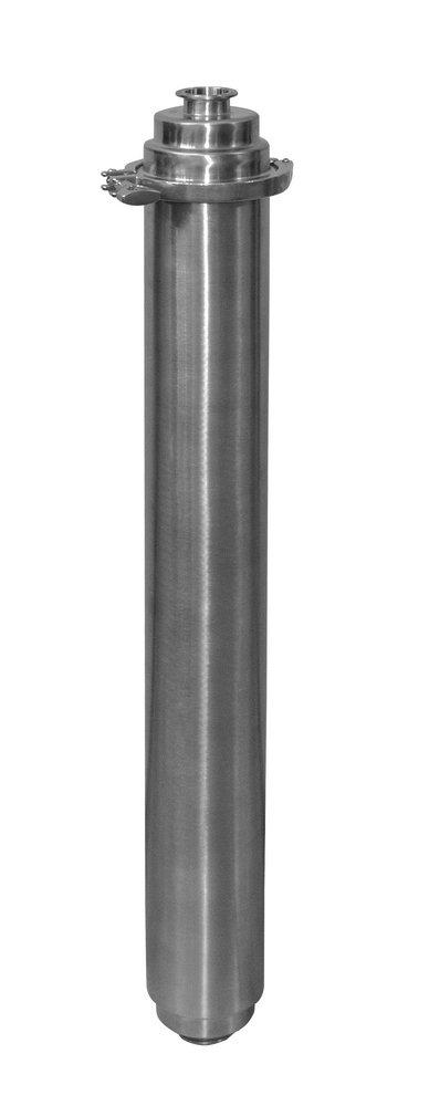 1 in. w/ 1/4 Perf. 316 Stainless Steel Strainer - Inline Short Narrow/Clamp Ends 