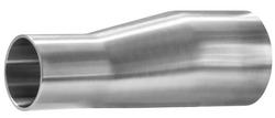 1-1/2 x 1 in. 316L Stainless Steel Butt BPE Weld End Long Eccentric Reducer