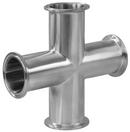 1 in. 316L Stainless Steel Clamp End Cross