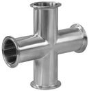 3/4 in. 316L Stainless Steel Clamp End Cross 