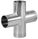 3 in. 316L Stainless Steel Butt Weld End Cross