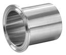 6 in. 316L Stainless Steel BPE Clamp End x Weld End Ferrule