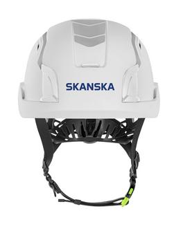 One Size Fits Most Plastic and EPS Hard Hat in White
