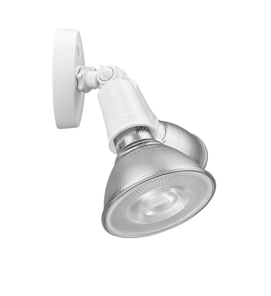 2-Light Security Flood Lights in Matte White 