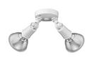 2-Light Security Flood Lights in Matte White 