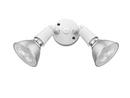 2-Light Security Flood Lights in Matte White 