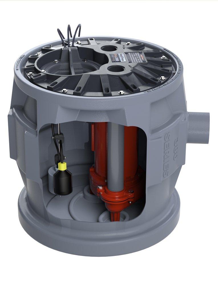 3/4 HP 208/230V Cast Iron Sewage Pump 