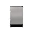 Edgestar Stainless Steel/Black Built-in Crescent Ice Maker in Stainless Steel/Black 