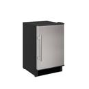 Edgestar Stainless Steel Built-in Crescent Ice Maker in Stainless Steel/Black 