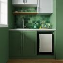 Edgestar Stainless Steel Built-in Crescent Ice Maker in Stainless Steel/Black 