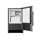 Edgestar Stainless Steel Built-in Crescent Ice Maker in Stainless Steel/Black 