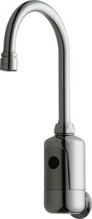 Chicago Faucets Chrome Plated No Handle Deck and Wall Mount Sensor Faucet 