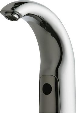 No Handle Deck Mount Sensor Faucet in Chrome Plated