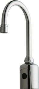Chicago Faucets Chrome Plated No Handle Deck Mount Sensor Faucet
