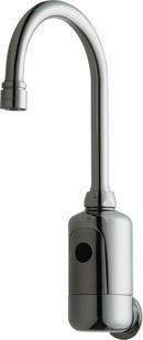 Chicago Faucets Chrome Plated No Handle Deck and Wall Mount Sensor Faucet 