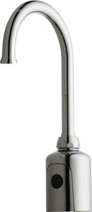 Chicago Faucets Chrome Plated No Handle Deck Mount Sensor Faucet 