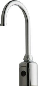 Chicago Faucets Chrome Plated No Handle Deck Mount Sensor Faucet 