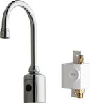 Chicago Faucets Chrome Plated No Handle Deck Mount Sensor Faucet 