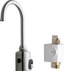 Chicago Faucets Chrome Plated No Handle Deck Mount Sensor Faucet