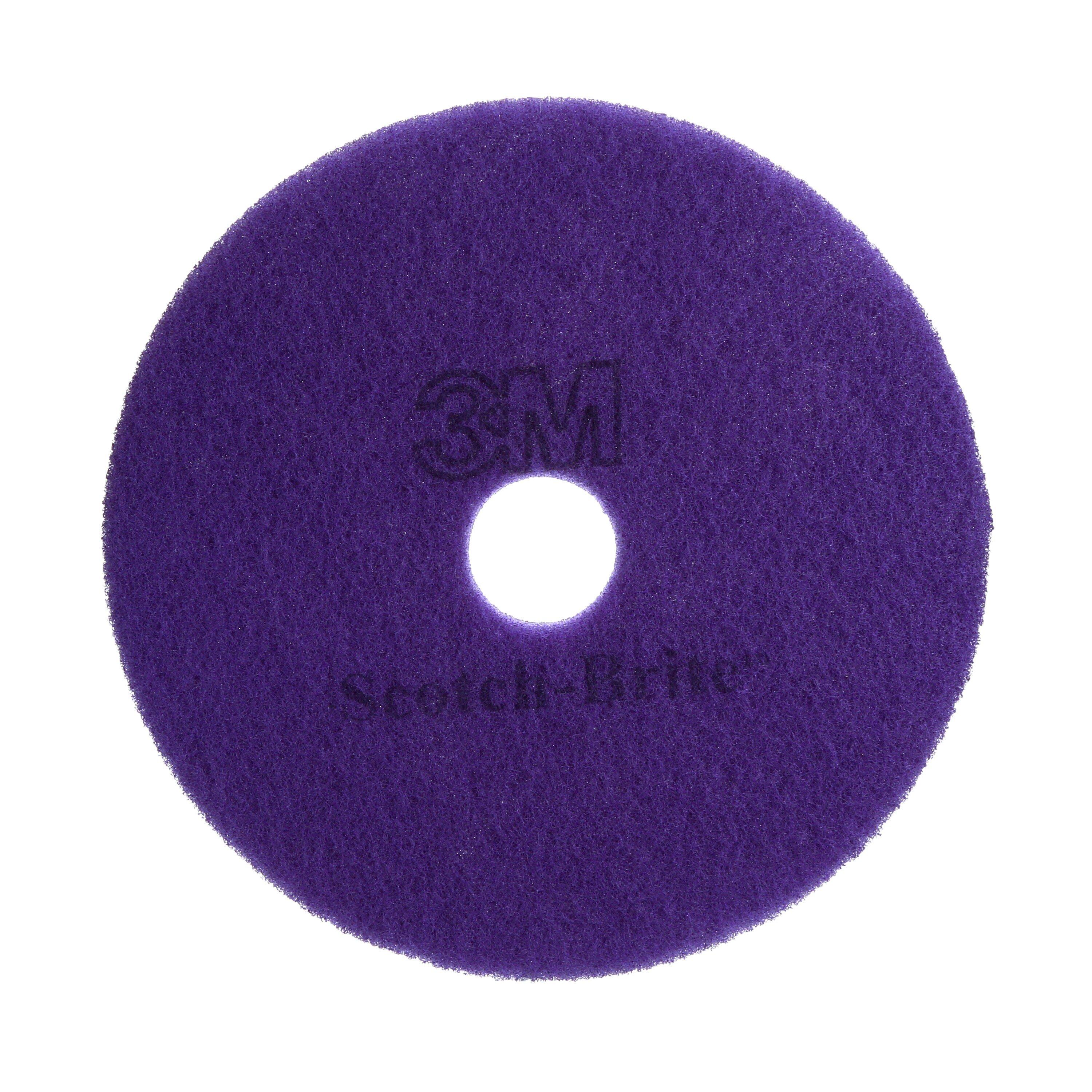 20 in. Floor Pad Plus in Purple (Case of 5) 
