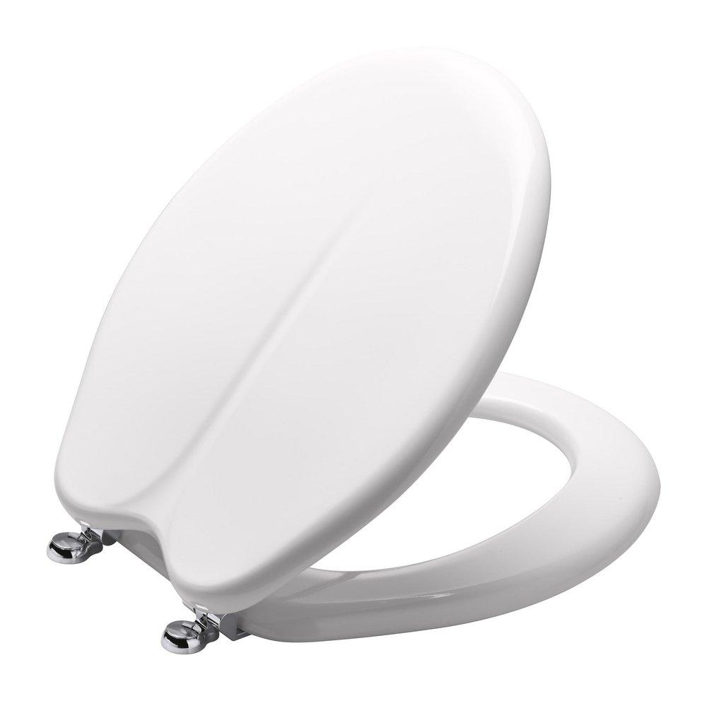 KOHLER White Closed Front Closet Toilet Seat 