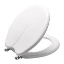 Closed Front Closet Toilet Seat in White
