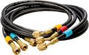 1/4 in Open Valves Hose Set - 3 Pack 