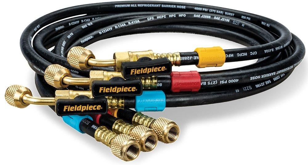 BALL VALVE REFRIGERANT HOSE SET 3-1/4 5 FT BLACK W/ TAG 