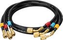 LOW LOSS REFRIGERANT HOSE SET (3)-1/4 5 FT BLACK W/ TAG 
