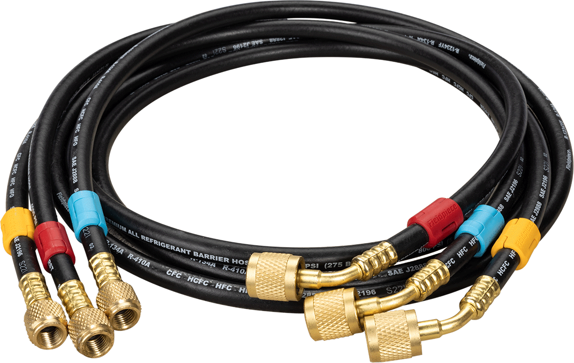 1/4 in Low Loss Valves Hose Set - 3 Pack 
