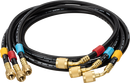 1/4 in Low Loss Valves Hose Set - 3 Pack 