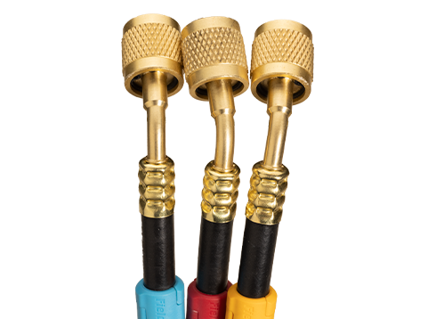 1/4 in Low Loss Valves Hose Set - 3 Pack 